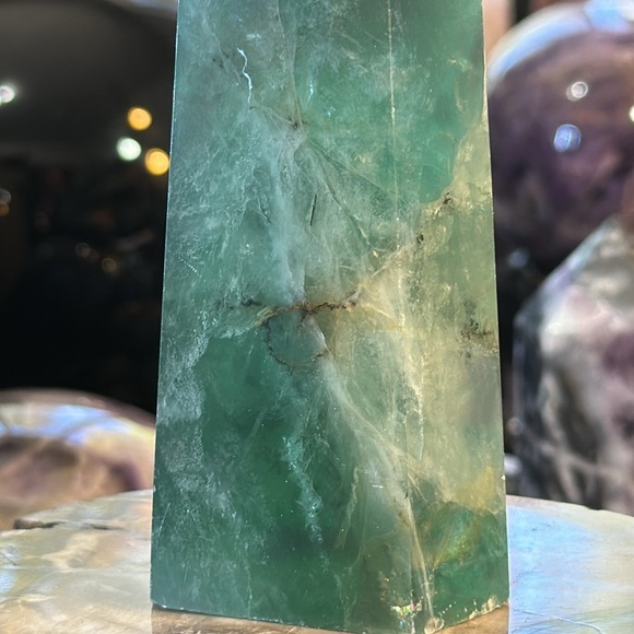 Green Fluorite Crystal Tower! - Picture 8 of 11